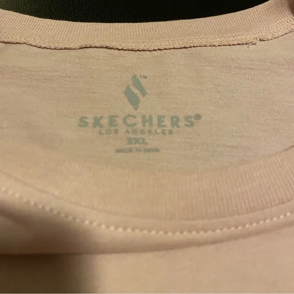 #S124- NWT Skechers Dreamy Escape Tee - Light Pink Graphic - 3xl - Picture 6 of 7